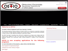 Tablet Screenshot of oetio.com
